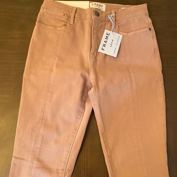 🆕Frame le high skinny raw hem jeans